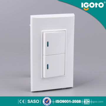 Igoto B513 Interruptor táctil de 2 luces de pared para Smart Home System